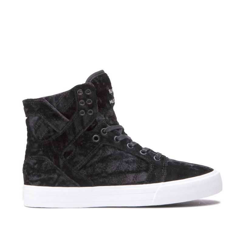 Supra Skytop High Top Schuhe Damen - Schwarz HFC91765